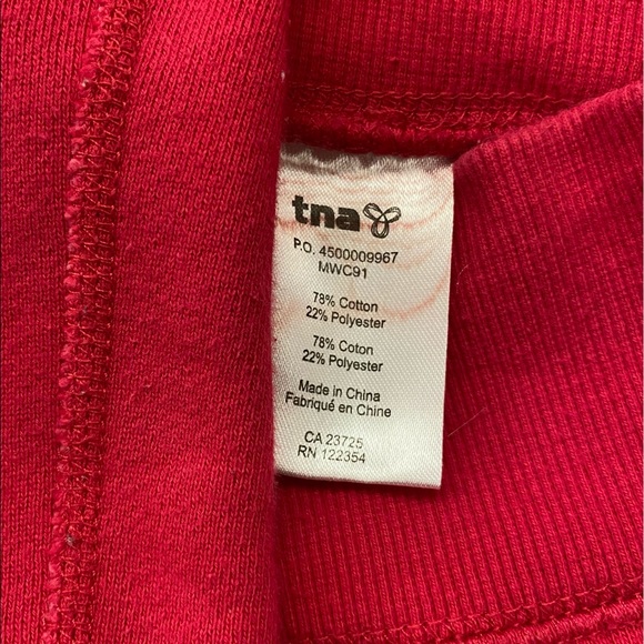 TNA Neon Pink Hoodie, Size: Extra Small - Picture 8 of 9